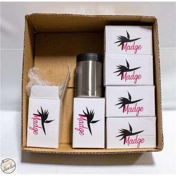 FLAT OF NEW MADGE BRAND POP CAN/BEER