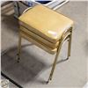 Image 1 : LOT OF 3 VINTAGE STACKING STOOLS