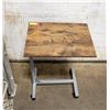 Image 1 : PORTABLE SIDE TABLE ON WHEELS ADJUSTABLE