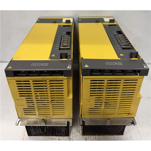 (2) Fanuc #A06B-6111-H022#H550 Spindle Amplifier Modules