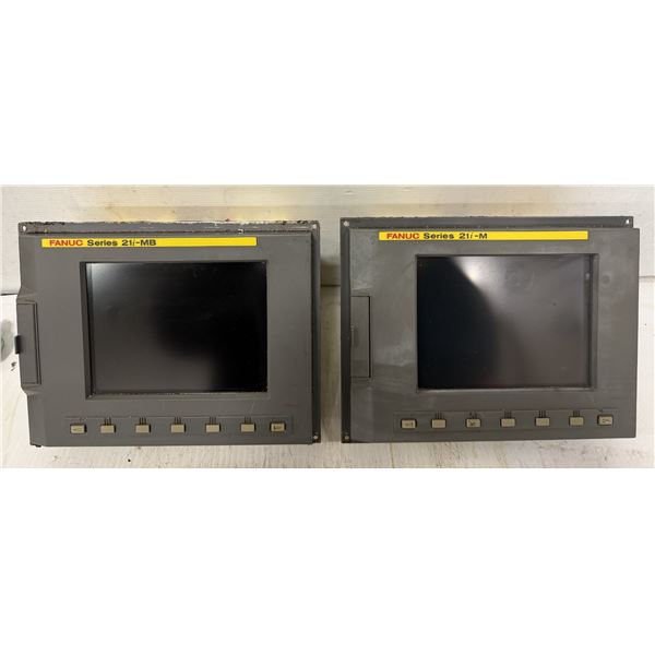 (2) Fanuc #A02B-0285-B502 Series 21i-MB Operator Units