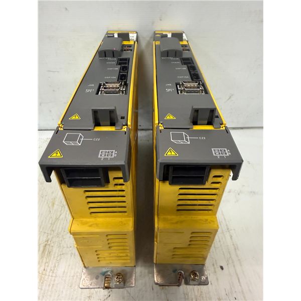 (2) Fanuc #A06B-6114-H105 Servo Amplifier Modules