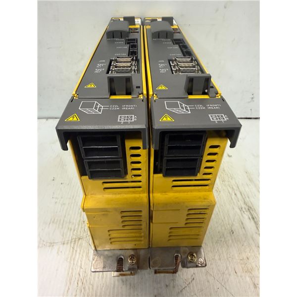 (2) Fanuc #A06B-6114-H208 Servo Amplifier Modules
