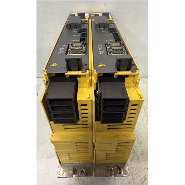 (2) Fanuc #A06B-6114-H208 Servo Amplifier Modules