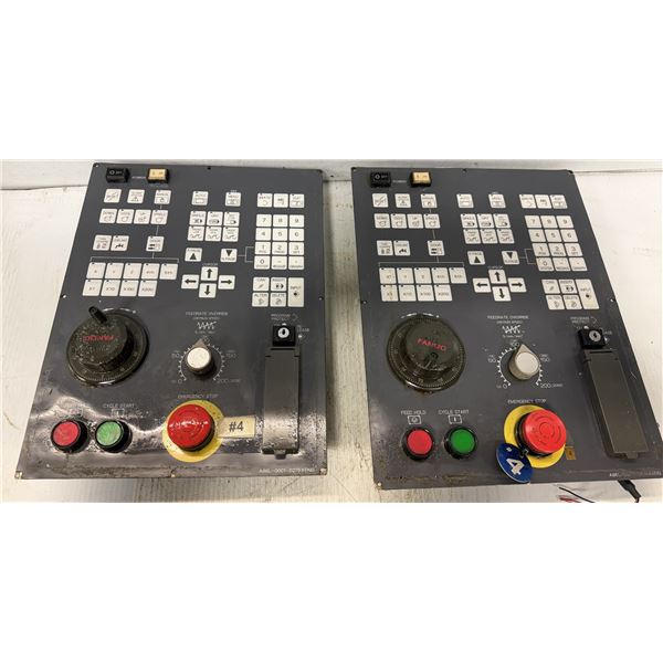 (2) Fanuc #A04B-0078-C222 Operator's Panels