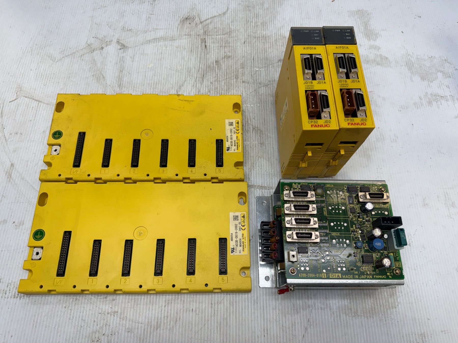 Funac Tc Module Lot of Fanuc Modules (see pics for part numbers) - BTM Industrial