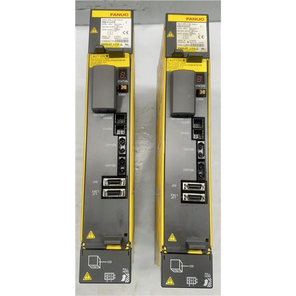 (2) Fanuc #A06B-6114-H105 Servo Amplifiers