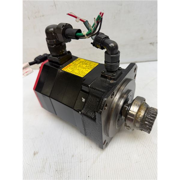 Fanuc #A06B-0235-B605#S000 AC Servo Motor w/ Encoder: A860-2010-T341