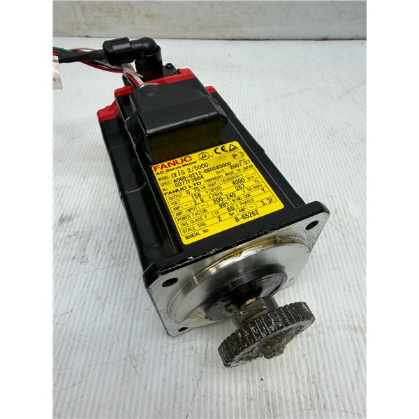 Fanuc #A06B-0212-B605#S000 AC Servo Motor w/ Encoder: A860-2010-T341