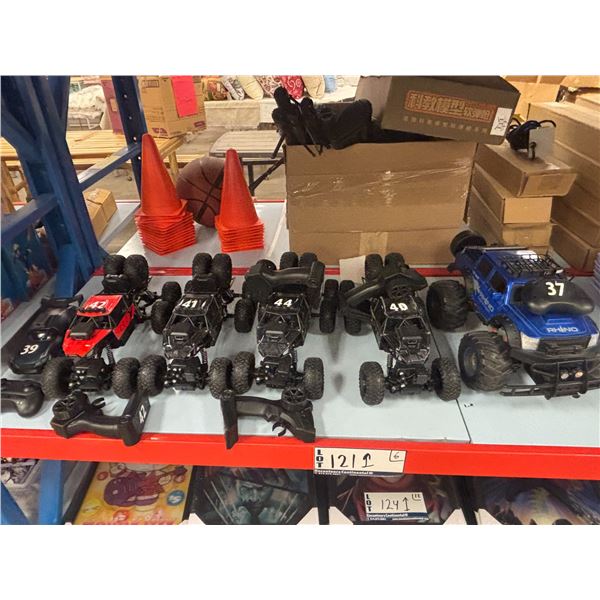 LOT DE 6 AUTO TÉLÉCOMMANDÉES ASST