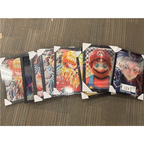 LOT DE 12 CADRES D'IMAGES 3D
