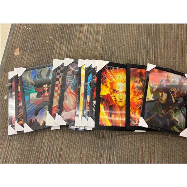 LOT DE 12 CADRES D'IMAGES 3D