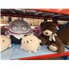 Image 3 : LOT DE 6 PELUCHES ASST