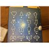 Image 2 : LOT DE 14 LAMPES LED DÉCORATIF MOTIFS ASSORTIS