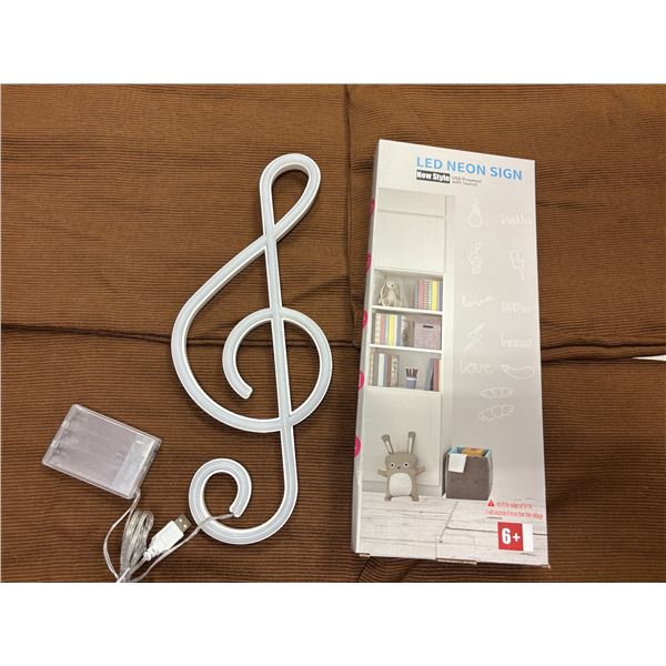 LOT DE 14 LAMPES LED DÉCORATIF MOTIF DE MUSIQUE