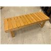 Image 1 : BANC EN BOIS 15"x44"x14"