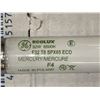 Image 2 : BTE DE 12 FLUORESCENTS GE ECOLUX  T8 48" 32w 2875 LUMENS 6500k