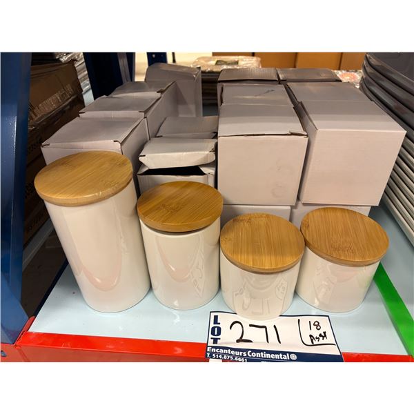 LOT DE 18 POTS EN CERAMIQUE ASST