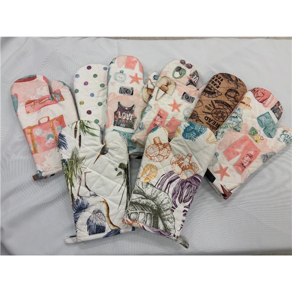 LOT DE 8 MANIQUES ASST