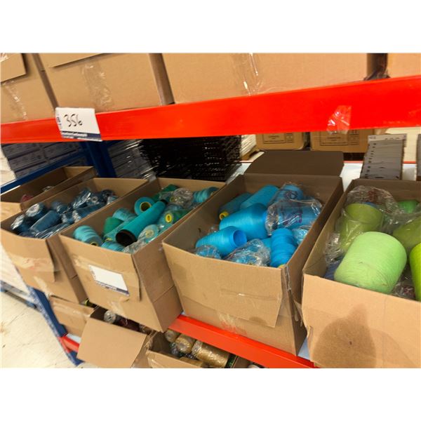 LOT DE 5 BOÎTES DE BOBINES DE FILS ASST