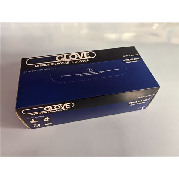 BTE DE 100 GANTS JETABLES NITRILE -XS