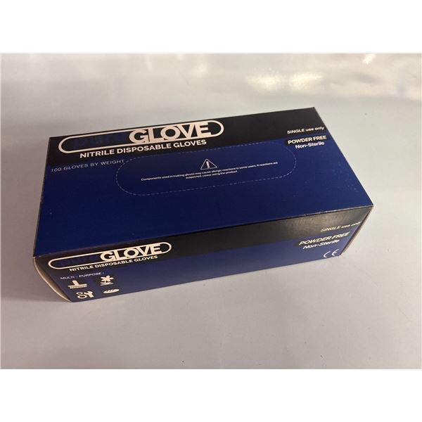BTE DE 100 GANTS JETABLES NITRILE -XS