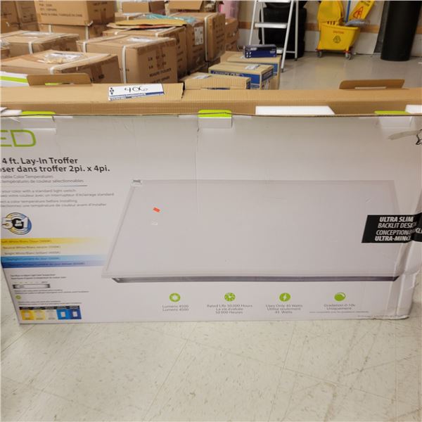 DÉPOSER DANS TROFFER 2'x4' LED 4500 LUMENS 3000-6500K 45w FEIT ELECTRIC