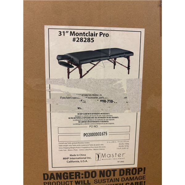 TABLE DE MASSAGE 31" MONTCLAIR PRO #28285