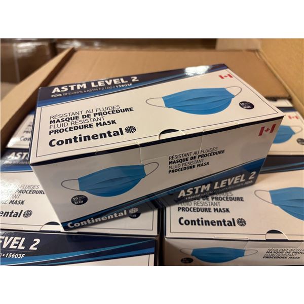 LOT DE 420 BTES DE 50pcs DE MASQUES DE PROCÉDURE LEVEL 2 BLEU ***EXPIRÉ***
