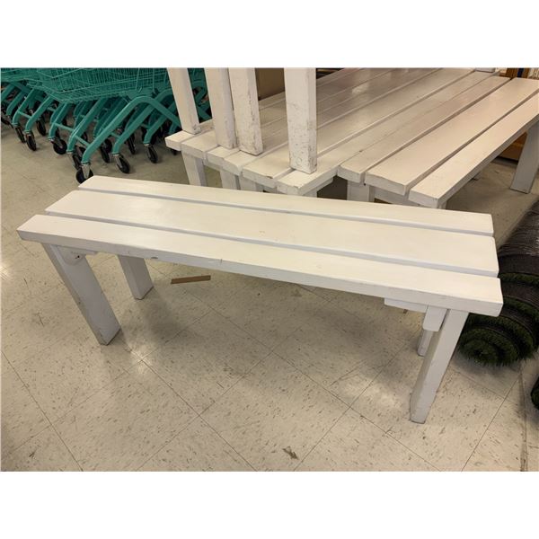 BANC EN BOIS 48"x14"x19"