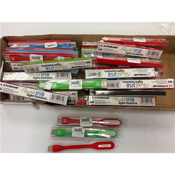 LOT DE 50+ LUMIÈRES FLEXIBLE USB EXTREME