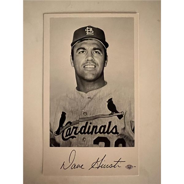 Dave Giusti facsimile signed photo. 3x5 inches