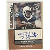 Image 1 : Penn State Lions Tony Hunt signed 2007 Topps DPP trading card