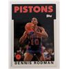 Image 2 : Dennis Rodman Pistons Topps Basketball Card