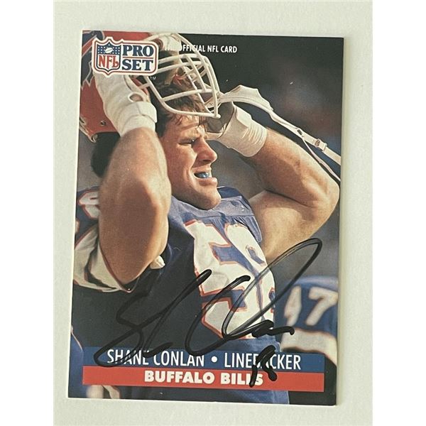 Buffalo BillsShane Conlan 1991 Pro Set #75 signed card