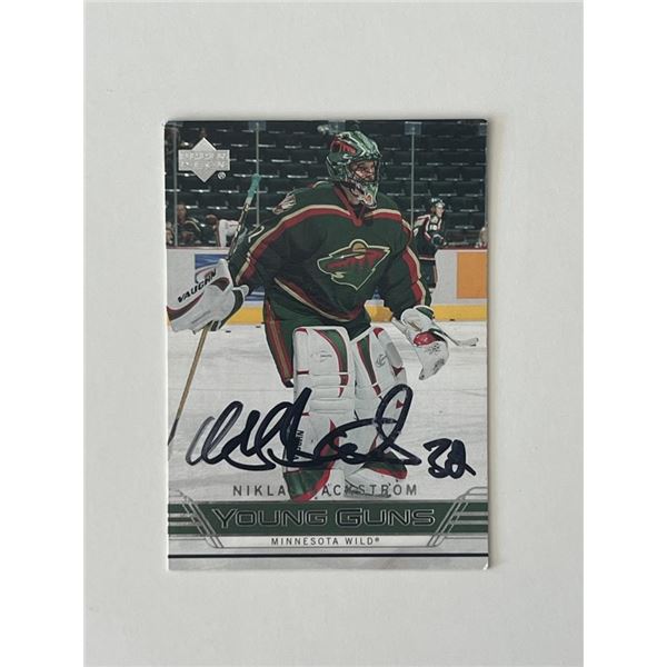 Minnesota Wild Nicklas BÃ¤ckstrÃ¶m 2006 Upper Deck #220 signed trading card