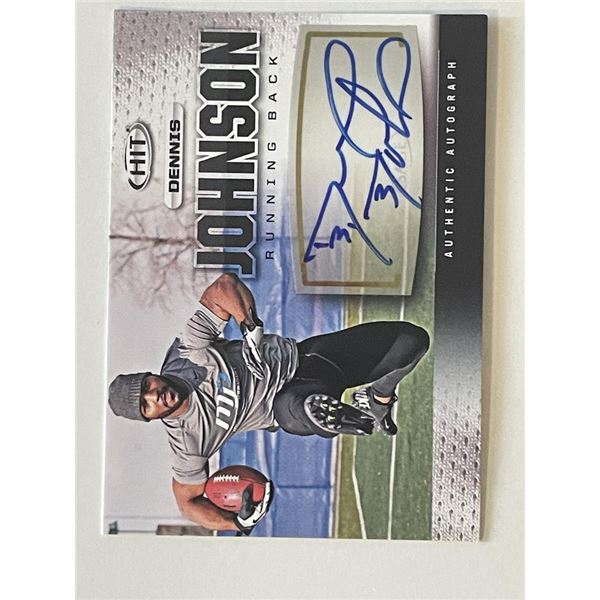 Dennis Johnson signed autograph card