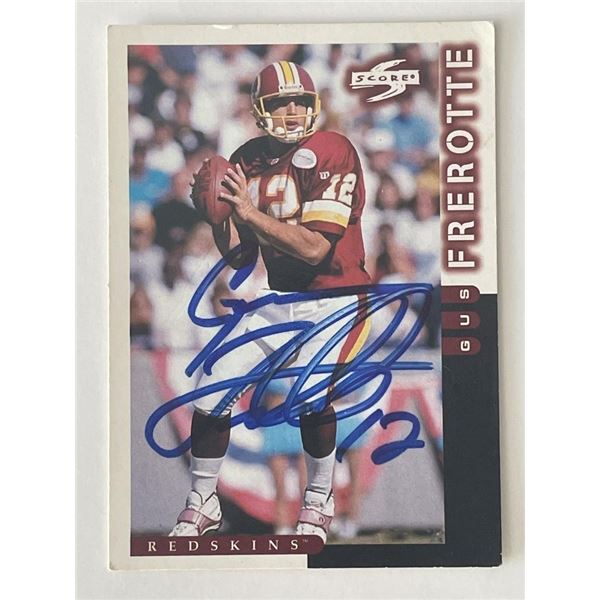 Washington Redskins Gus Frerotte signed 1998 Score #197  trading card