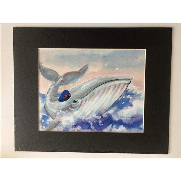 Captain Starheart Original Whale Art - All Heart Designs