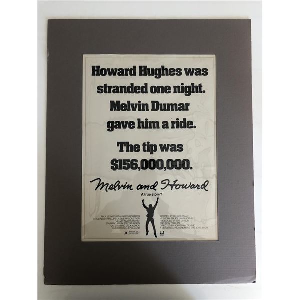 Melvin and Howard Movie Poster