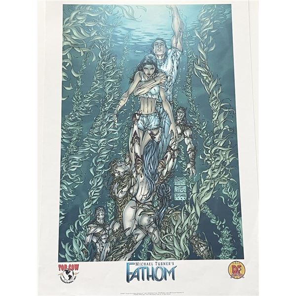 Michael Turner's Fathom Comic Poster