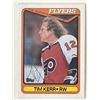 Image 1 : Philadelphia Flyers Tim Kerr 1990 Topps #210 signed trading card