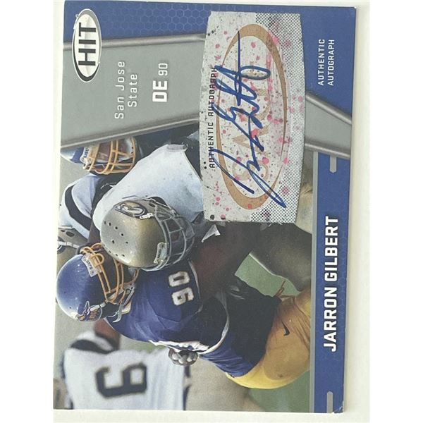 Jarron Gilbert signed autograph card