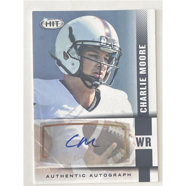 Charlie Moore signed 2014 Sage Hit #A37 trading card