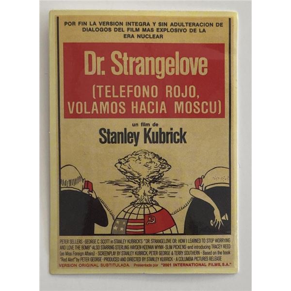 Dr. Strangelove Spanish sticker