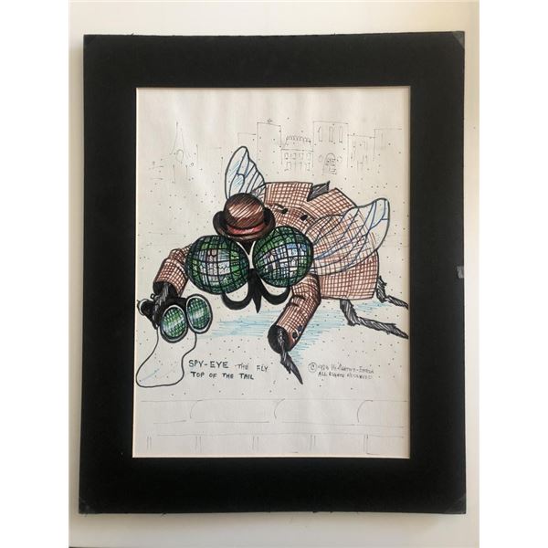 Spy-Eye the Fly Original Art - 1984 McCarthy- Eaton