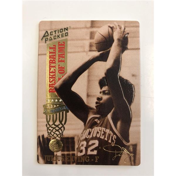 Julius Erving Hall of Fame Basketball Card 25th Anniversary