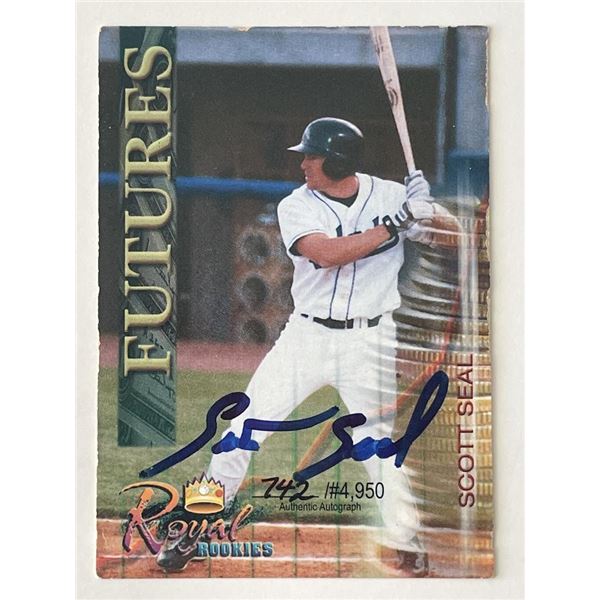 Scott Seal 2000 Royal Rookies Futures #27 signed trading card - certified.
