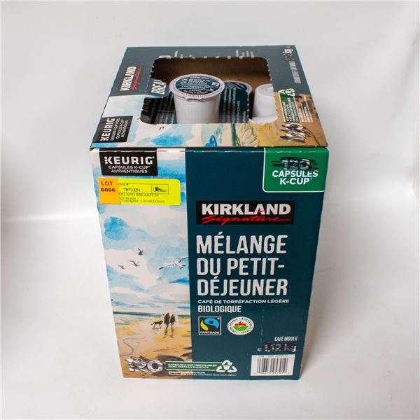 BOX OF KIRKLAND BREAKFEST BLEND K CUP PODS
