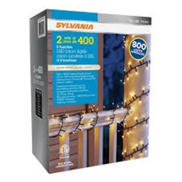 NEW SYLVANIA 2 SETS OF 400 LED MICRO LIGHTS 8.8M